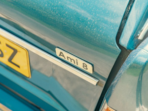 Citroen Ami 8 detail of rear boot lid with logo decal